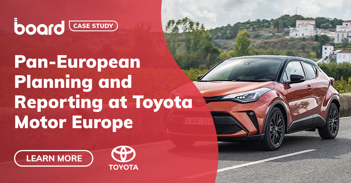 Pan-European Planning and Reporting at Toyota Motor Europe