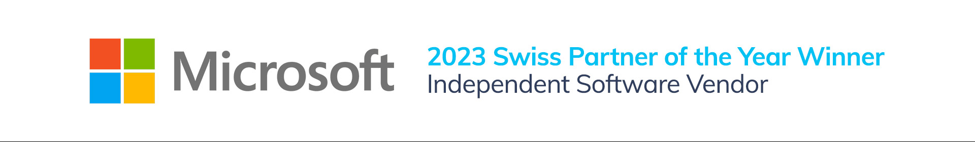 Microsoft 2023 Swiss Partner of the Year Winner - Board Microsoft 2023 Swiss Partner of the Year Winner - Board
