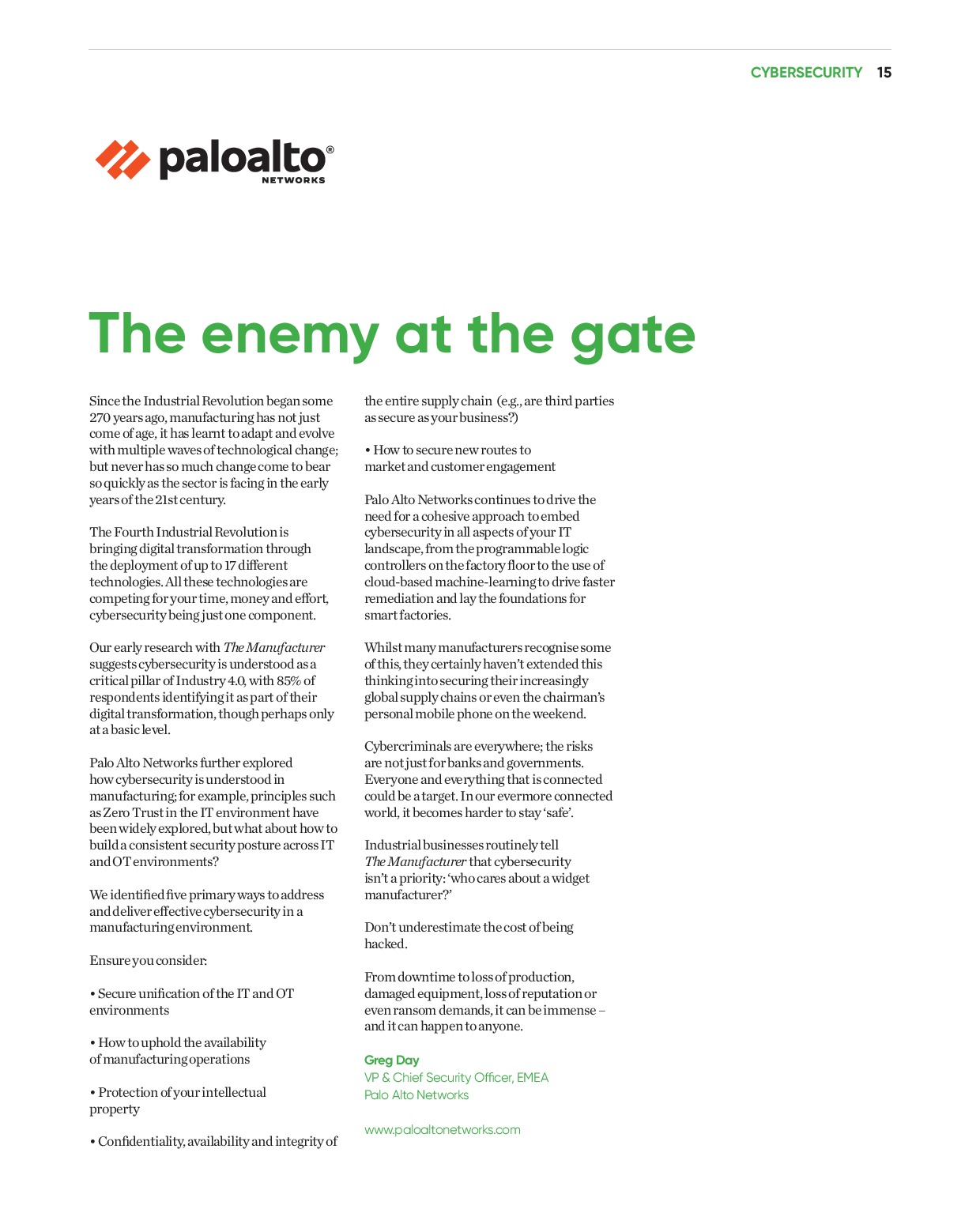 Annual Manufacturing Report 2020 | Page 15