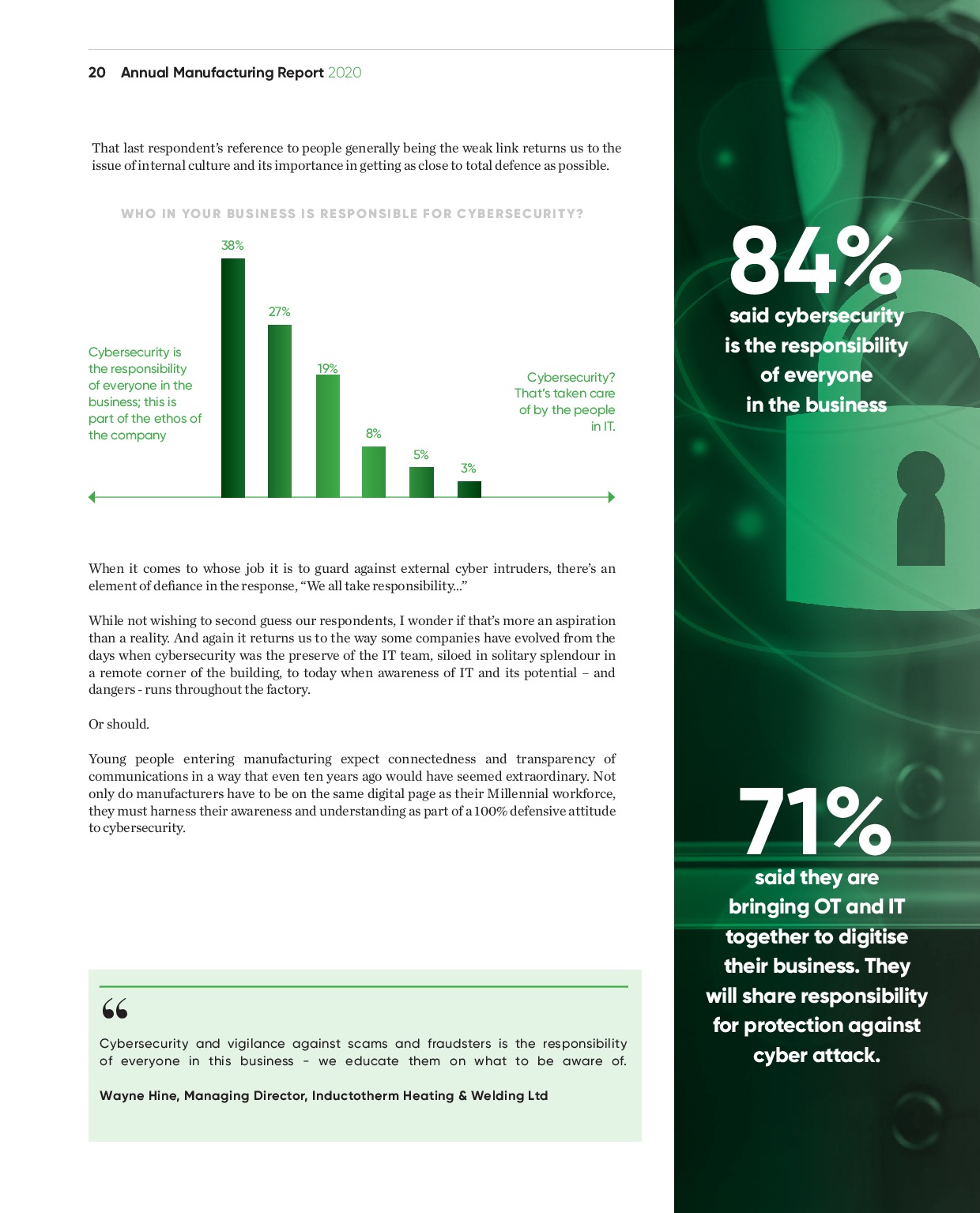 Annual Manufacturing Report 2020 | Page 20