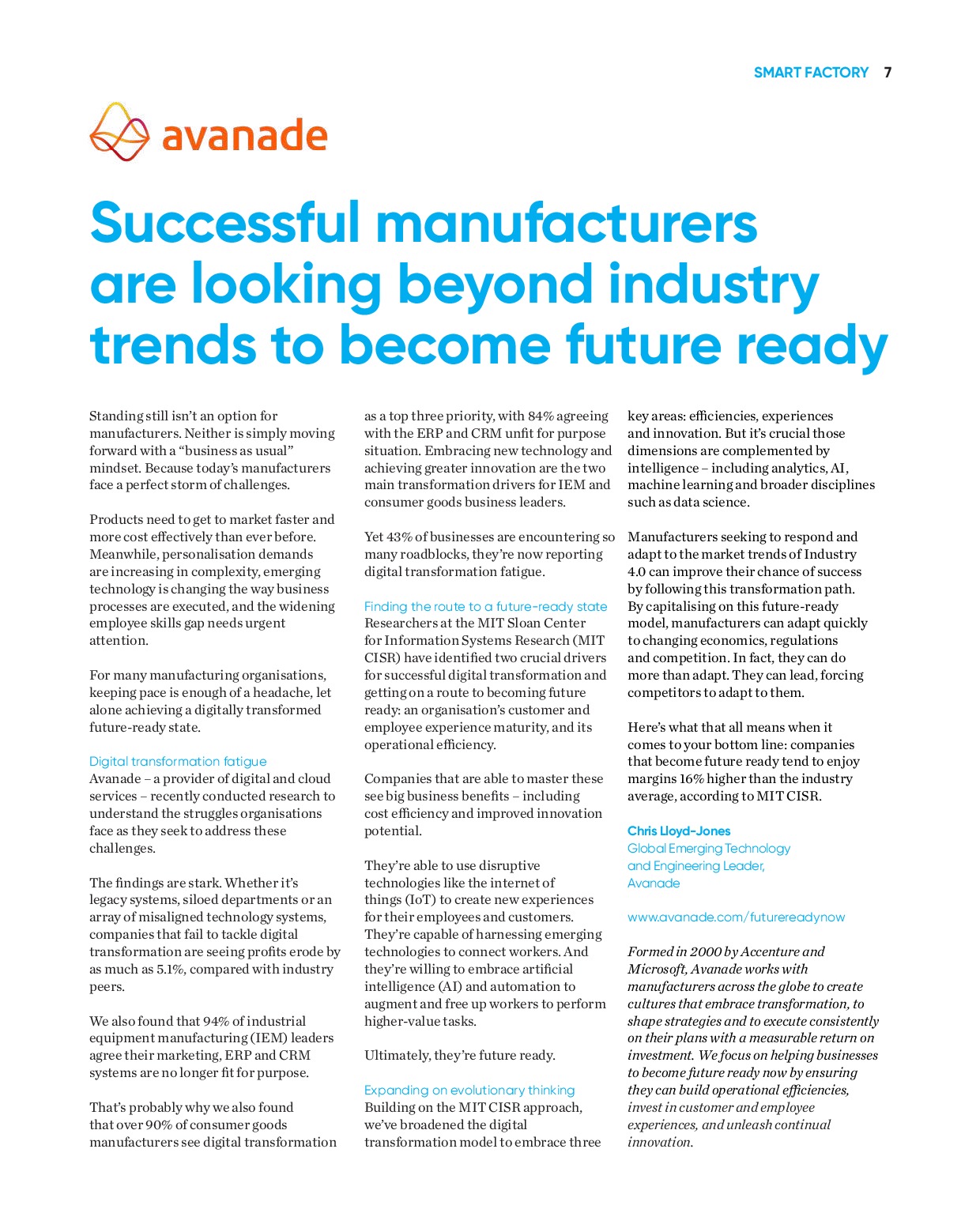 Annual Manufacturing Report 2020 | Page 7