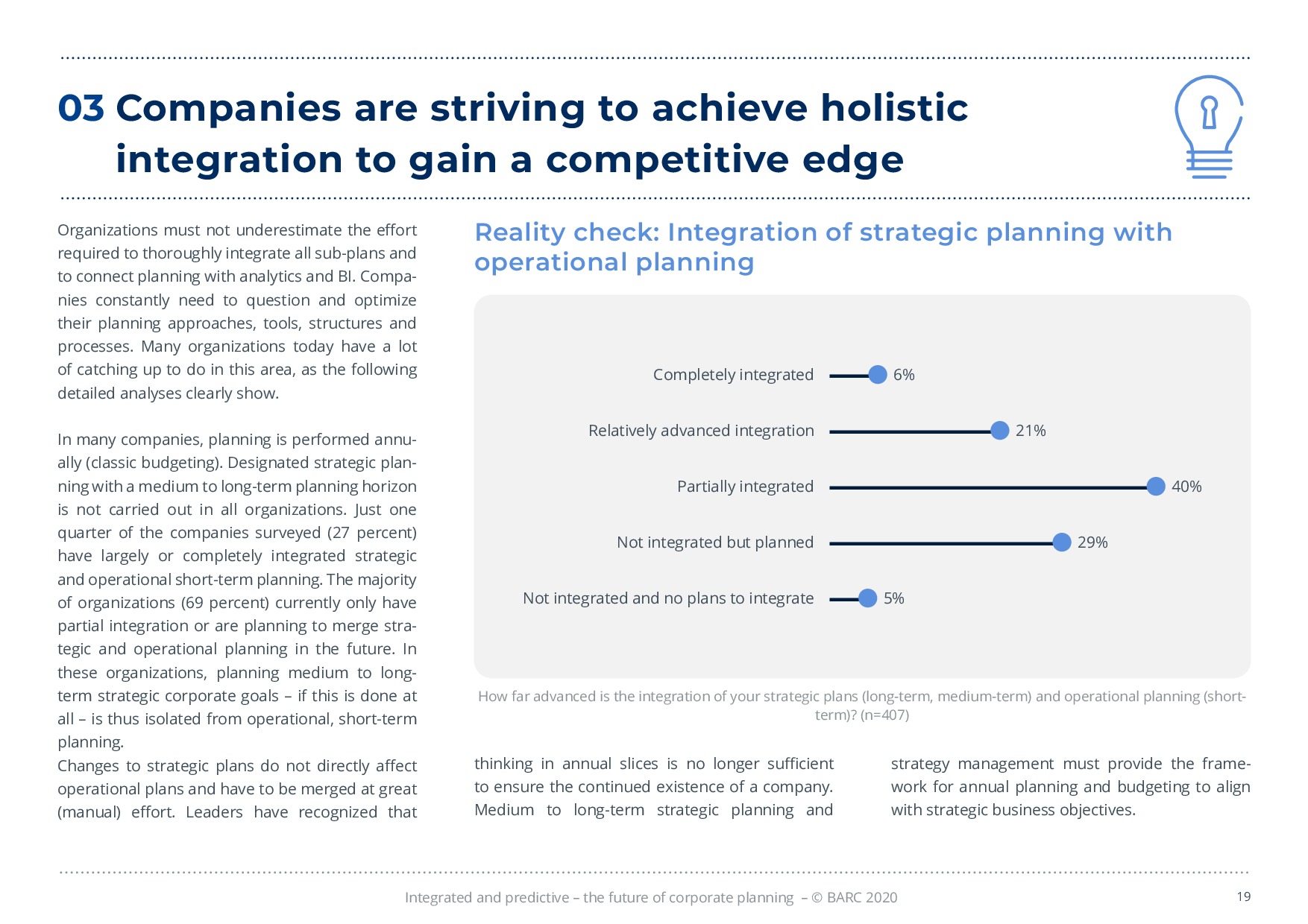 BARC – Integriert und vorausschauend: Unternehmensplanung der Zukunft | Page 19