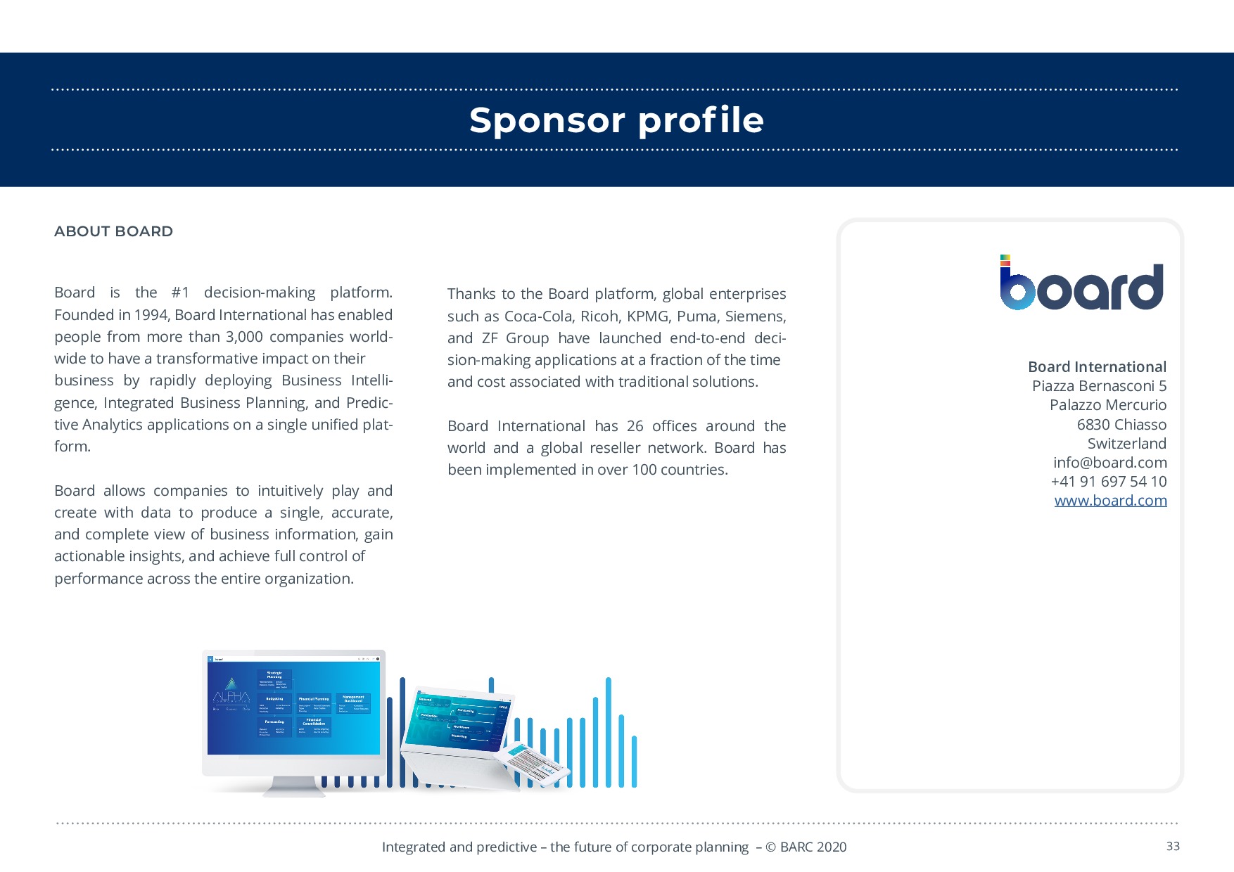 BARC – Integriert und vorausschauend: Unternehmensplanung der Zukunft | Page 33