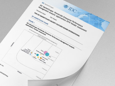 IDC MarketScape: Las aplicaciones analíticas Enterprise Performance Management del mundo