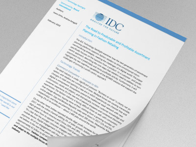 IDC - Technology Spotlight - Assortment Planning in Fashion Retailing