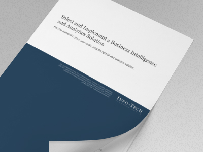 Info-Tech - BI and Analytics Solution - Vendor Landscape