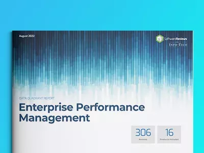 SoftwareReviews 2022 EPM Data Quadrant