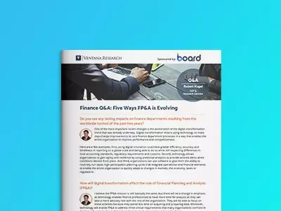Finance Q＆A：FP＆Aを進化させる5つの方法