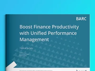 Boost Finance Productivity with Unified Performance Management