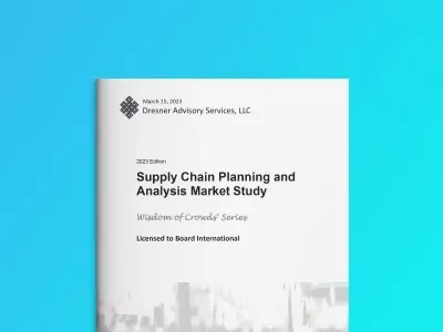 Dresner Wisdom of Crowds®: Supply Chain Planning and Analysis Market Study.