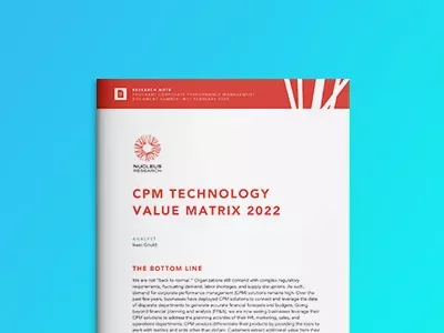 レポート：Nucleus Research CPM Value Matrix 2021