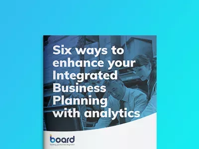 Six ways to enhance your Integrated Business Planning with analytics