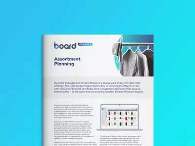 Board for Assortment Planning