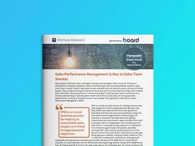 Sales Performance Management is Key to Sales Team Success