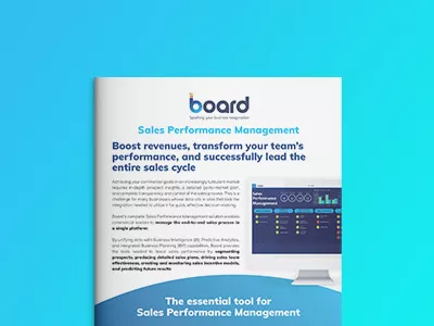 Sales Performance Management - Flyer