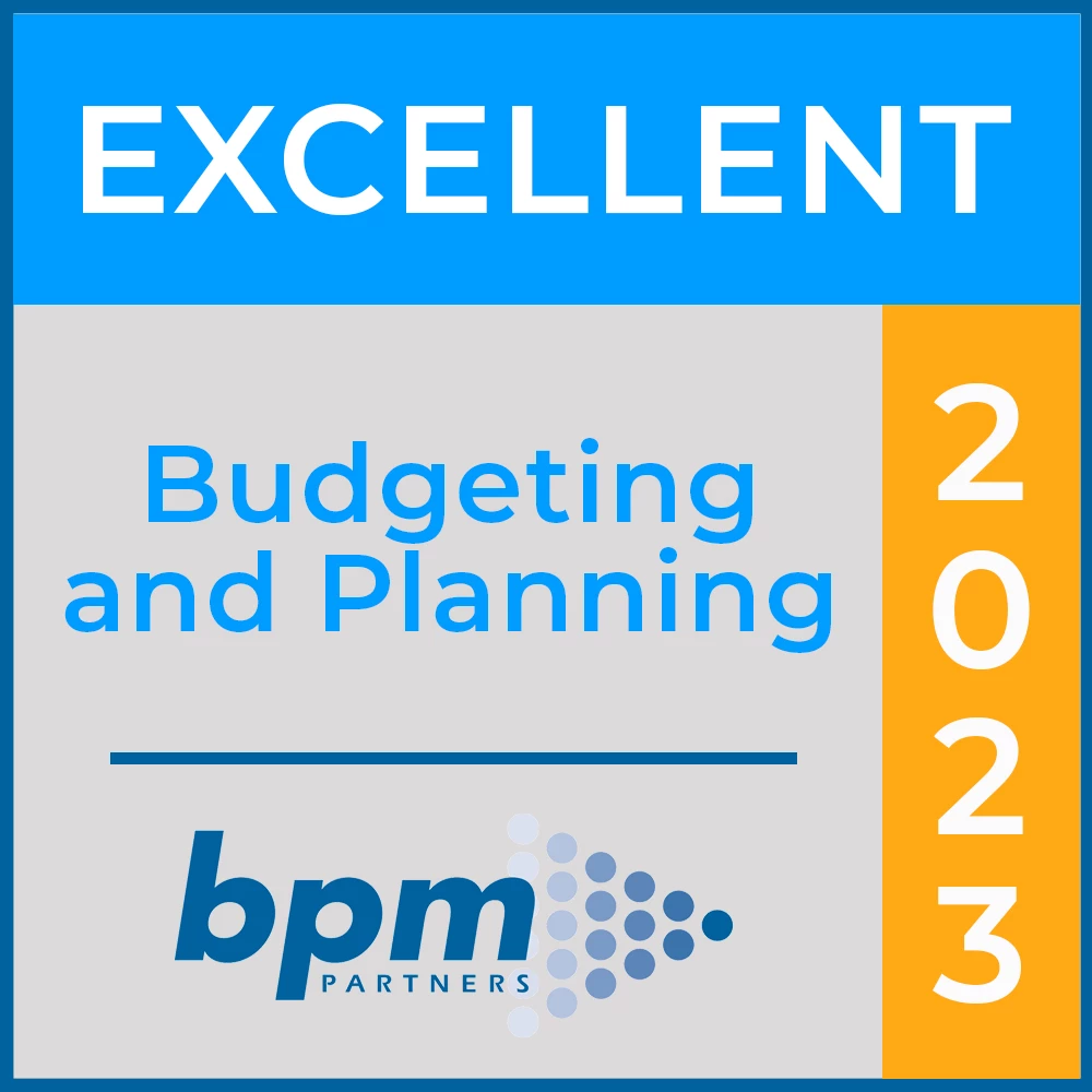BPM Budgeting and Planning Excellent 2023 International recognition Image 7