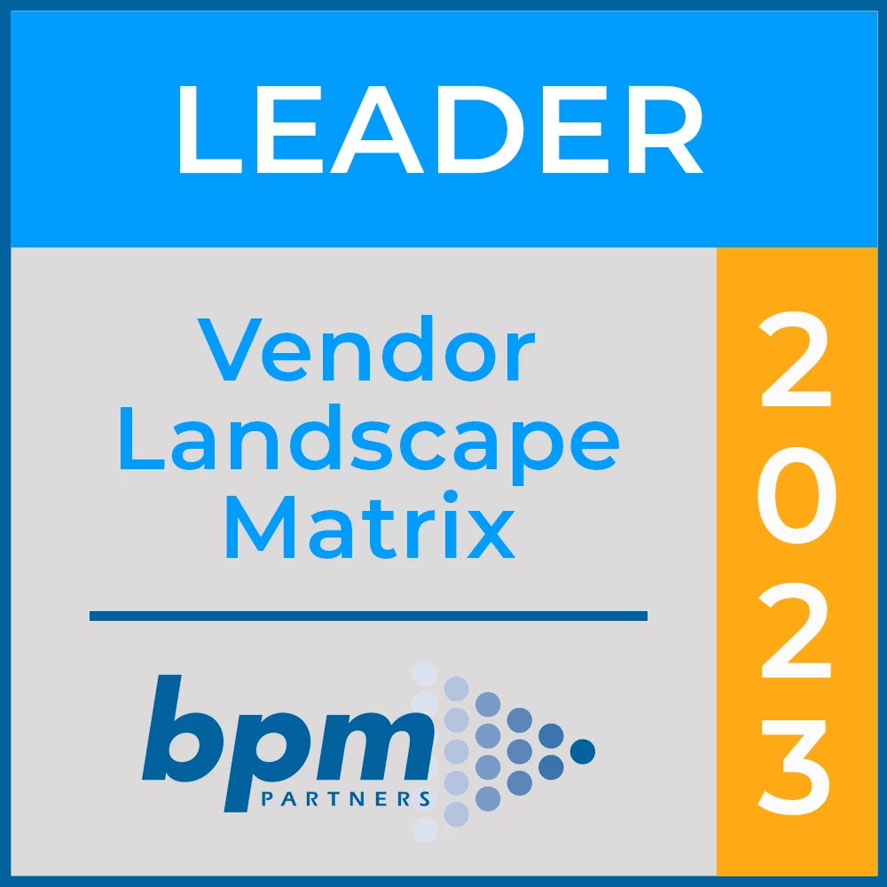 BPM Vendor Landscape Matrix Leader 2023 International recognition Image 8