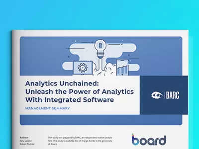 BARC – Analytics Unchained: Unleash the Power of Analytics With Integrated Software