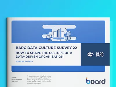 Encuesta sobre la cultura de los datos de BARC 22