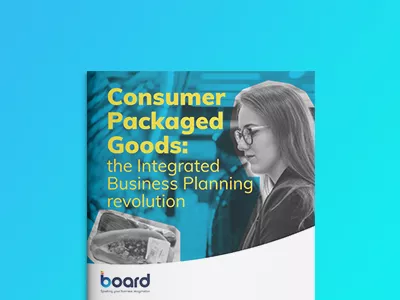 Consumer Packaged Goods: the Integrated Business Planning revolution