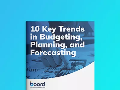 10 Key Trends in Budgeting, Planning and Forecasting