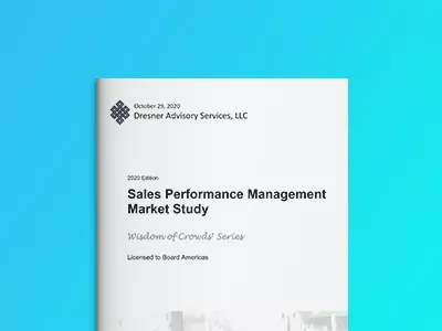 Dresner Advisory – Sales Performance Management Marktstudie 2020