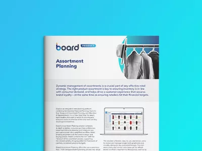 Board for Assortment Planning