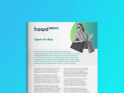 Board für Open-to-Buy
