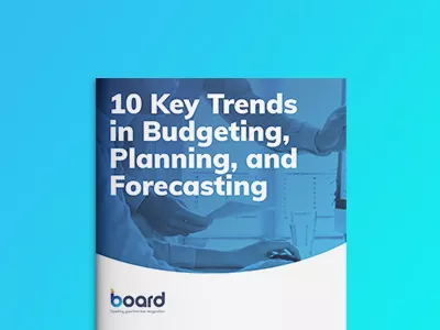 10 Schlüsseltrends für Budgetierung, Planung und Forecasting