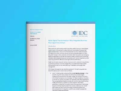 IDC Technology Spotlight: Digitale Transformation im Einzelhandel
