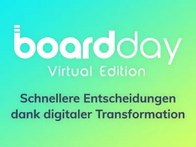 Board Day 2020 PODIUMSDISKUSSION: Digitalisierung der Entscheidungs- findung in Unternehmen – Revolution oder Evolution?