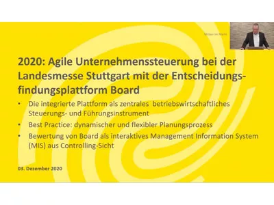 Planungsfachkonferenz Horváth &amp; Partners 2020: Agile Unternehmenssteuerung bei der Landesmesse Stuttgart