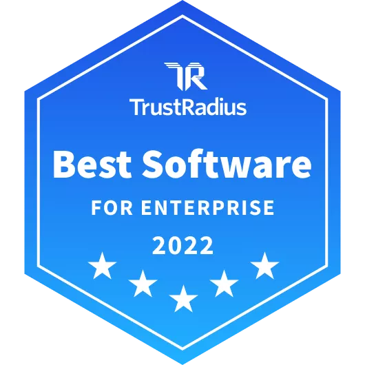 TrustRadius Best Software Enterprise 2022 TrustRadius Best Software Enterprise 2022