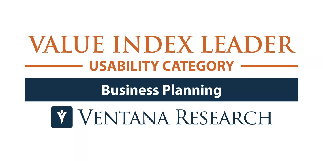 Ventana Research Business Planning Value Index 2022 Usability