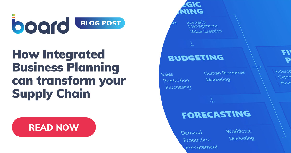 Supply Chain transformation through Integrated Business Planning
