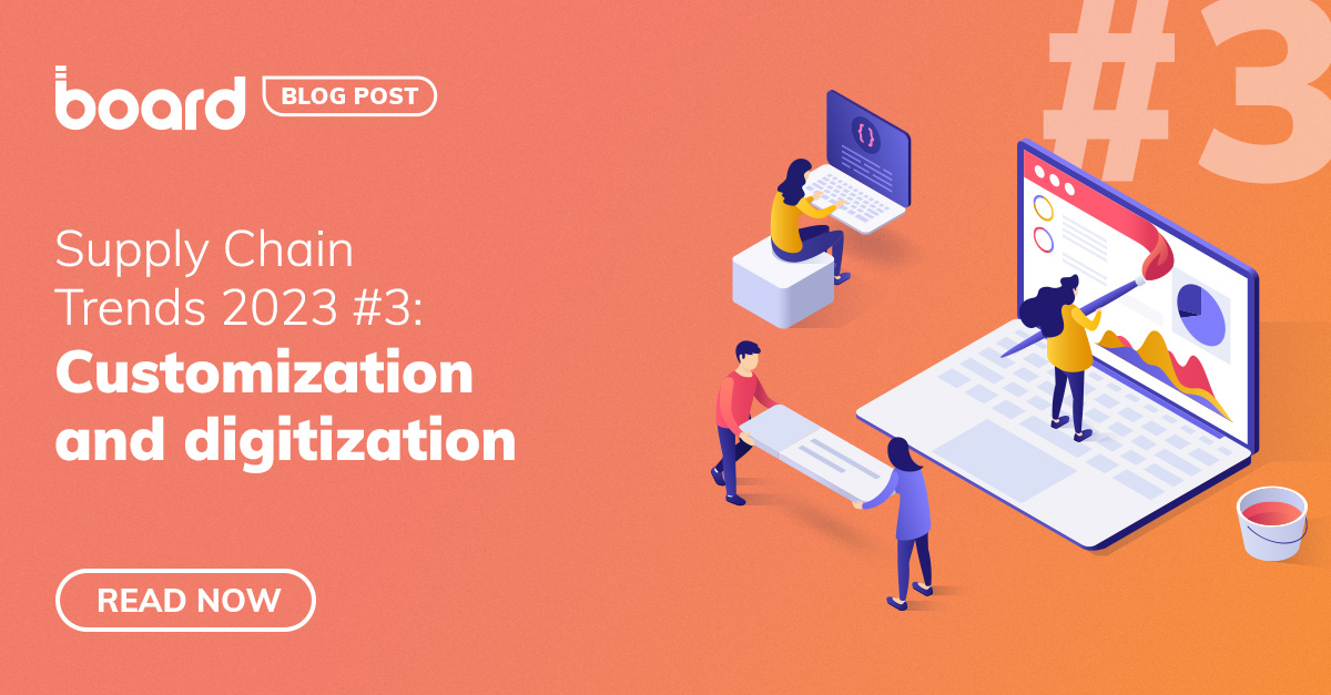 Supply chain trends 2023 #3: Customization and digitalization | Board Blog