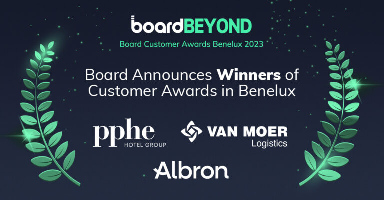 Board announces winners of customer awards for outstanding planning projects in Benelux