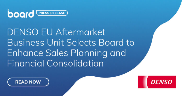 DENSO EU Aftermarket Business Unit Selects Board to Enhance Sales Planning and Financial Consolidation
