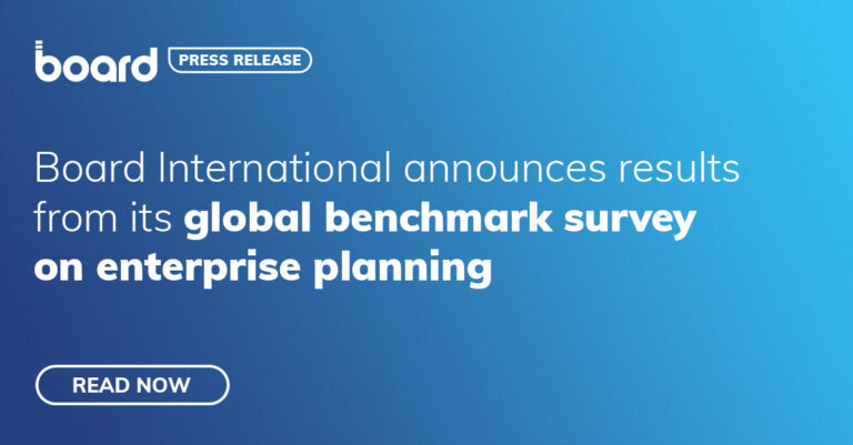Board International anuncia los resultados de su Encuesta Mundial sobre Planificación Empresarial