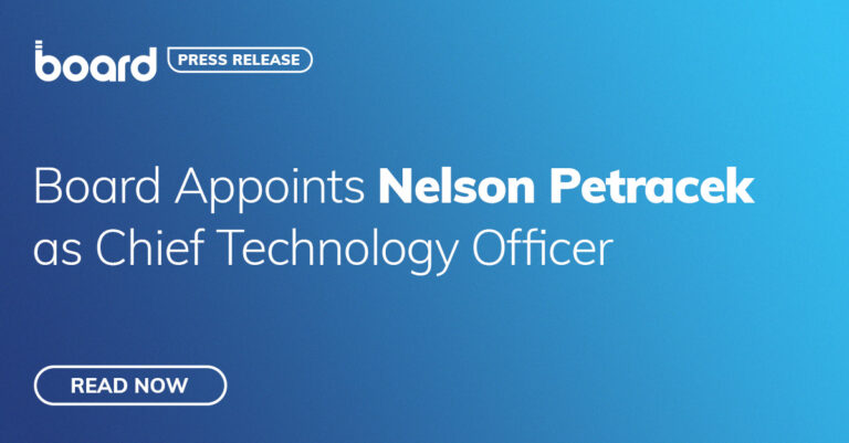 Boardの最高技術責任者にNelson Petracek（ネルソン・ペトラセク）が着任
