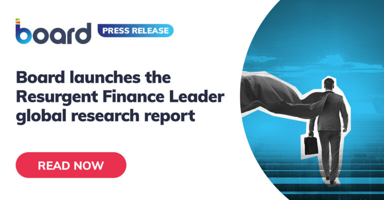Boardグローバル調査レポート 「THE RESURGENT FINANCE LEADER」を発表