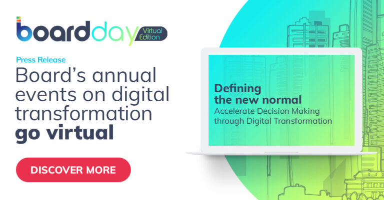Board annuncia il roadshow virtuale per accelerare la trasformazione digitale