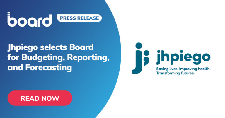 Jhpiego selects Board for Budgeting, Reporting, and Forecasting