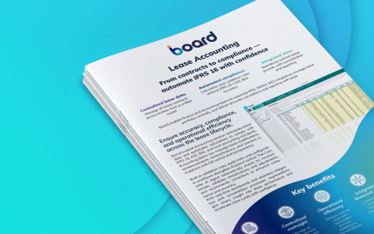 Board Lease Accounting