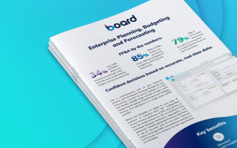 Board Enterprise Budgeting, Planning, and Forecasting flyer cover