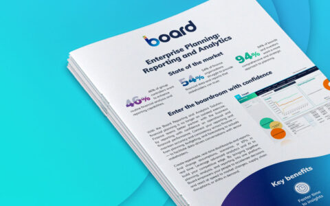 Board Reporting and Analytics flyer cover