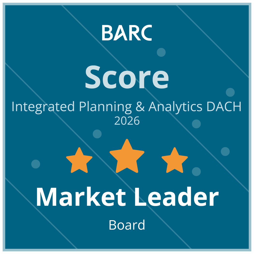 BARC Score IP&A DACH Leader 2026 Badge