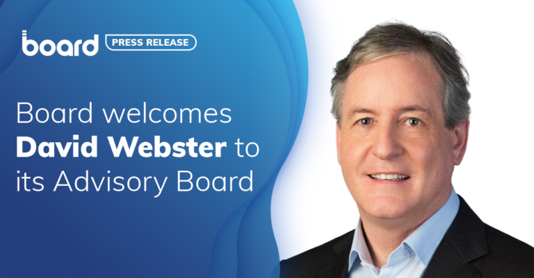 Board Appoints David Webster to its Advisory Board to Drive Accelerated Growth Across Asia Pacific and Japan