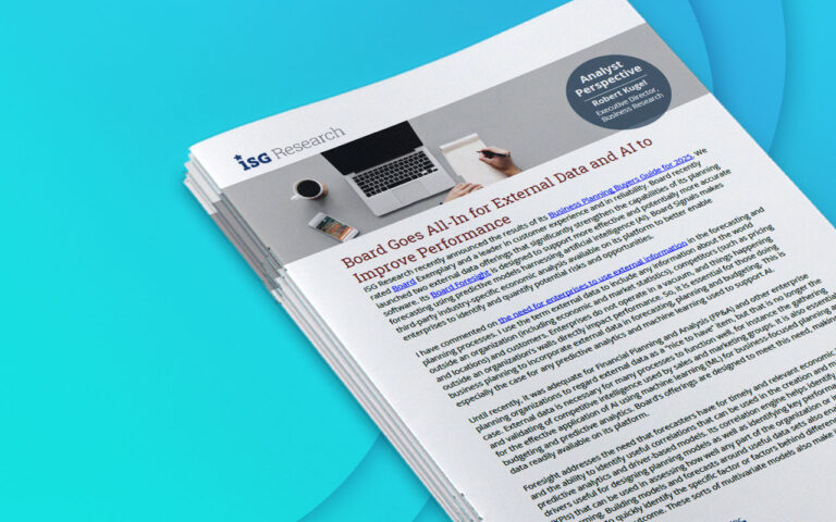 ISG Research - Analyst Perspective Image