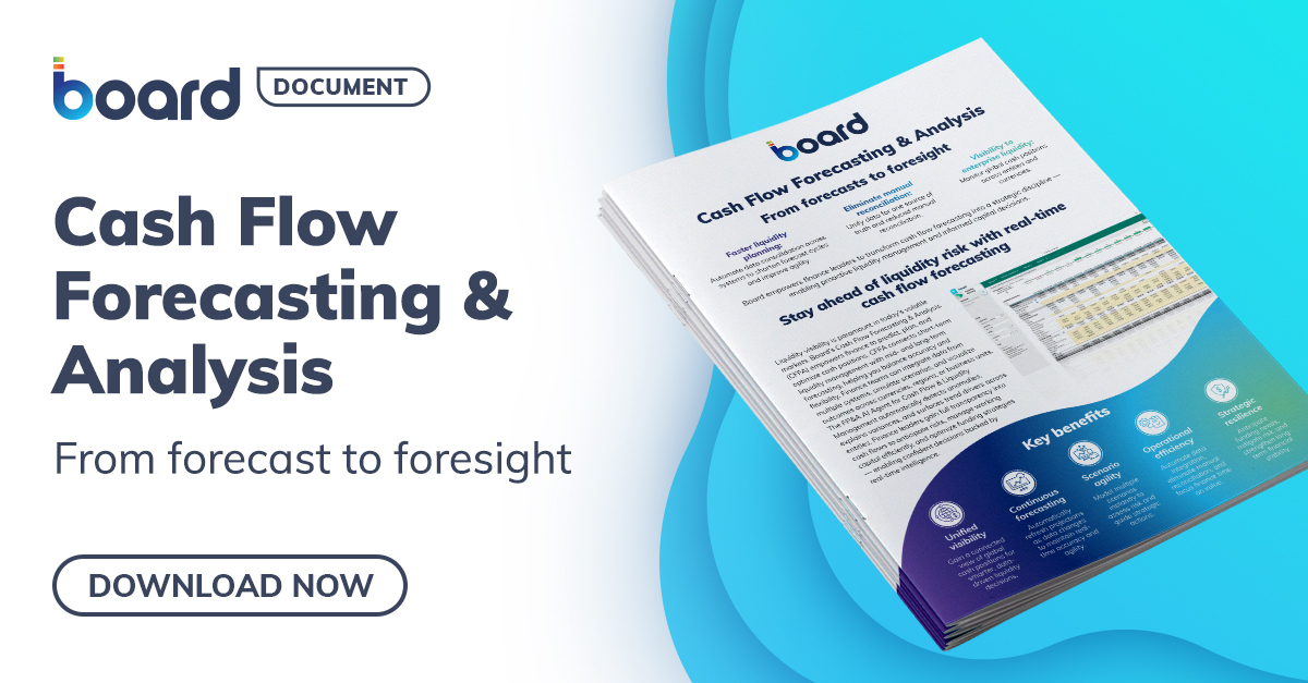 Cash Flow Forecasting & Analysis | Board